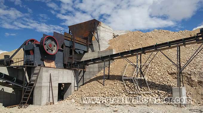jaw crusher and impact crusher for Zambia crushing plant