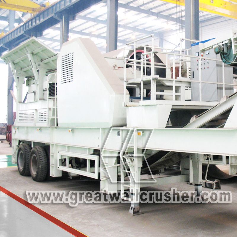 Mobile crushing plant in South Africa