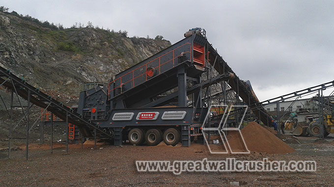 Mobile Jaw Crushing Plant