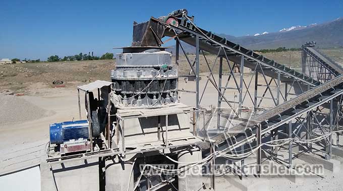 cone crusher for granite crushing plant South Africa