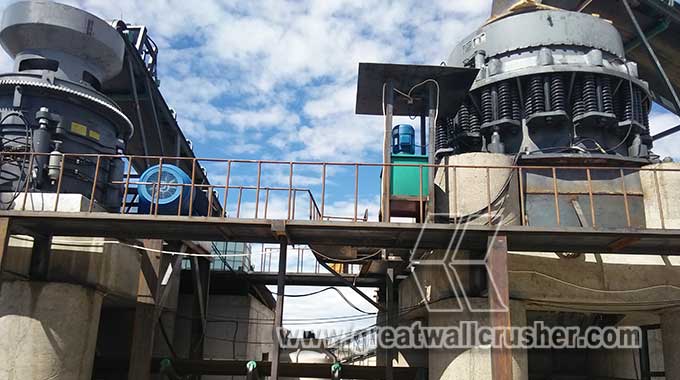 hydraulic cone crusher and jaw crusher for Australia crushing plant