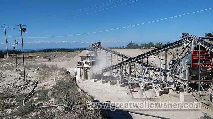 CZS cone crusher and jaw crusher for sand making line