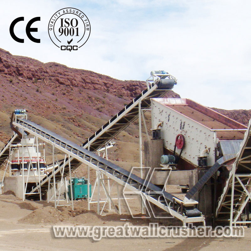 cone crusher and jaw crusher in quartz crushing plant